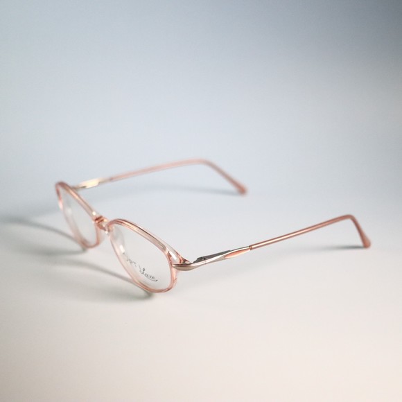 OptiLux 5843 C3 51-15/16\ 135 rose nude brown round eyeglasses frames N7 - Picture 7 of 11